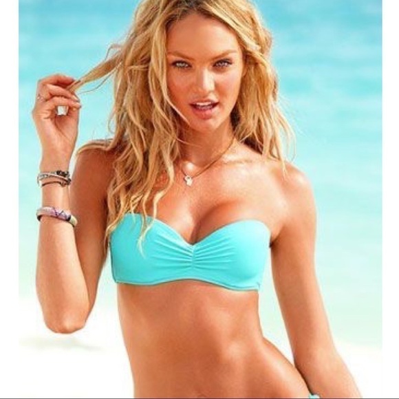 Nwt Victoria’s Secret Strapless Push Up Bikini Top - Picture 3 of 9